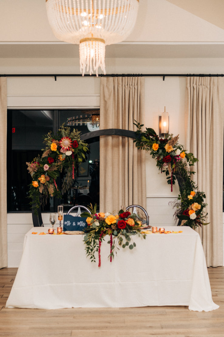 little miss lovely floral design // signatures at bayside wedding florist selbyville fenwick island de