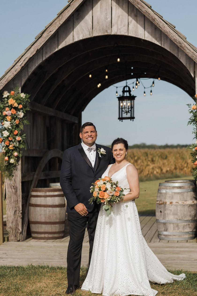 little miss lovely floral design // hopkins heartland lewes de wedding florist