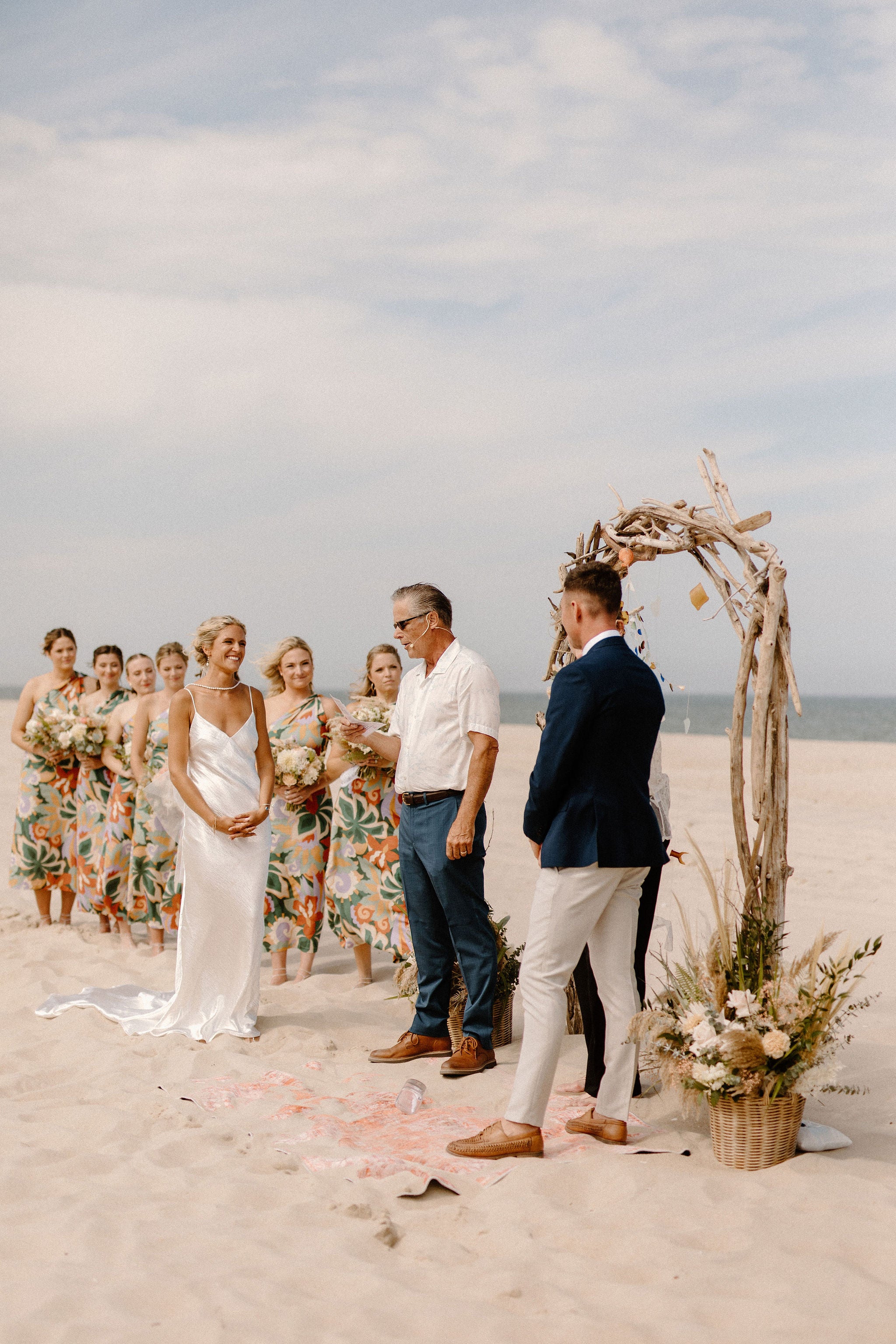 little miss lovely floral design // indian river life saving station wedding // rehoboth beach dewey beach wedding florist