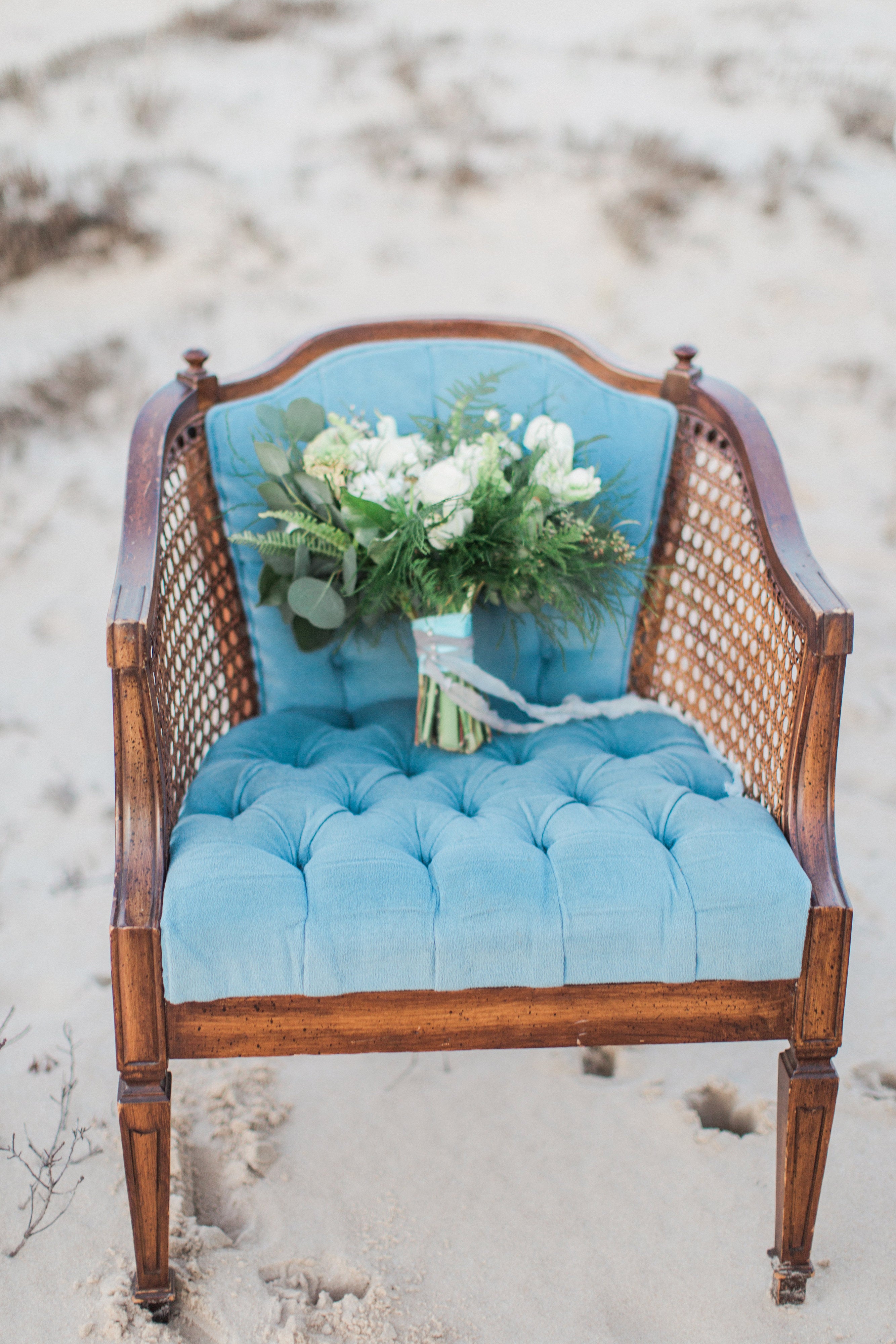 little miss lovely floral design // classic white and green spring beach wedding //  Dyanna LaMora Photography // cape henlopen wedding deleware