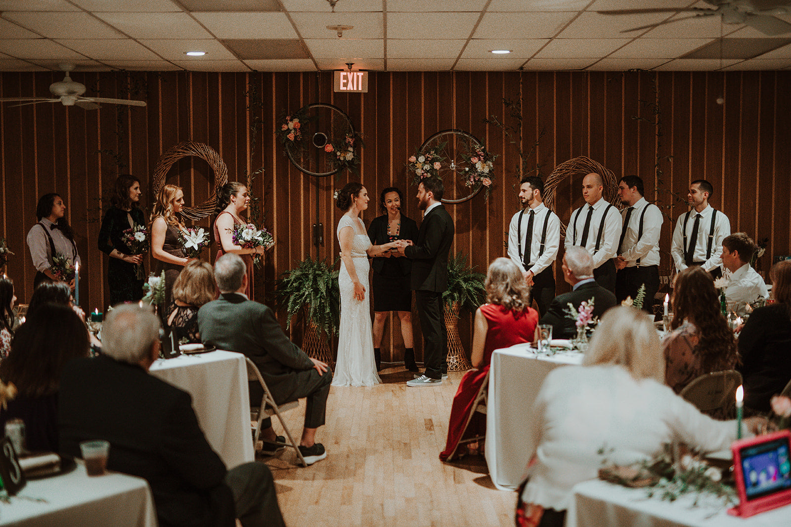 little miss lovely floral design // ocean city md american legion wedding // bicycle themed wedding flowers