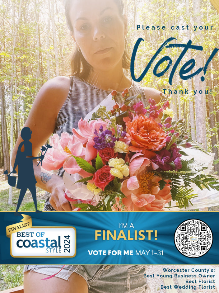 little miss lovely floral design // best young professional in worcester county md ami reist jachimski