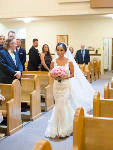 little miss lovely floral design // Michelle Whitley Photography // lighthouse sound ocean city md wedding // blush & white wedding flowers