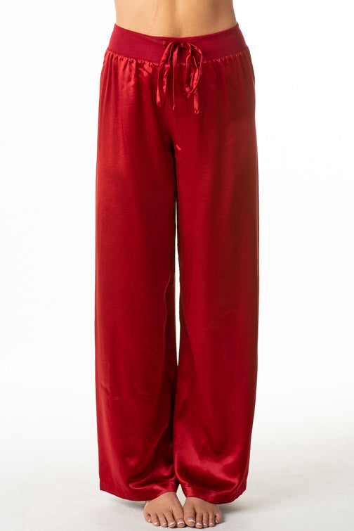 PJ Harlow P53 Jolie Satin Lounge Pant - The Lingerie Store USA