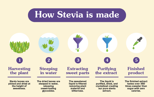 NuNaturals stevia process from leaf to extract