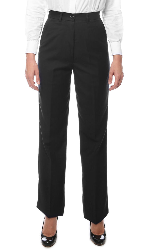 Ferrecci Womens Dress Pants With Elastic Waistband-Plus Size Available