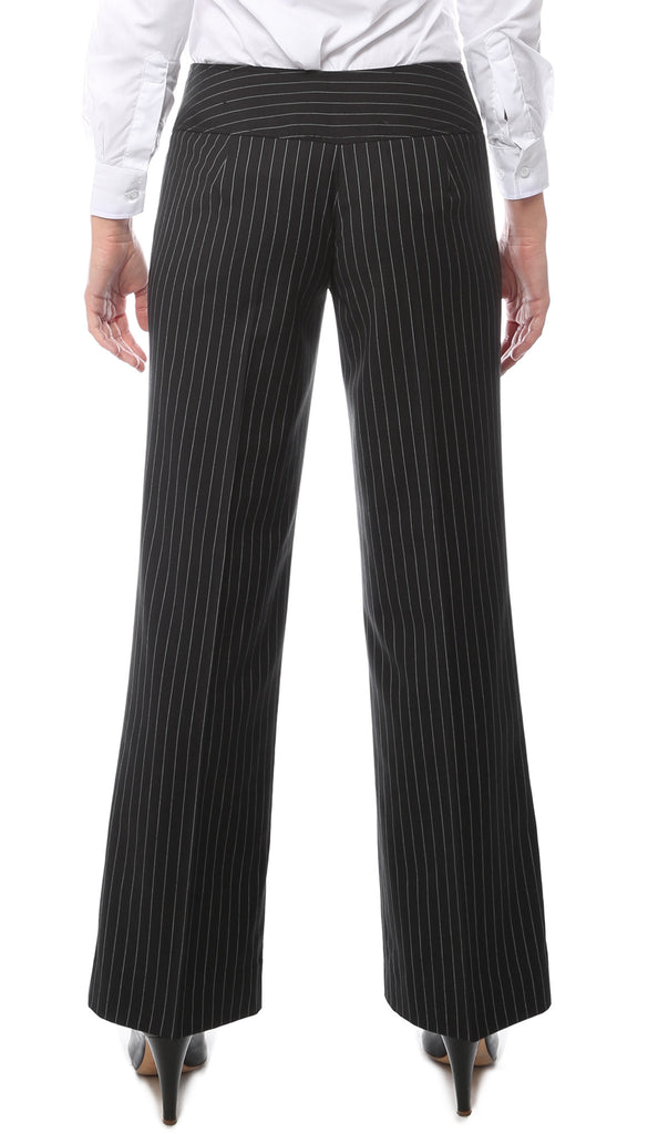 pinstriped dress pants