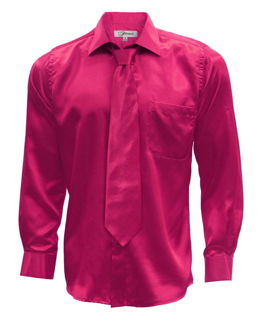 fuchsia mens dress shirt