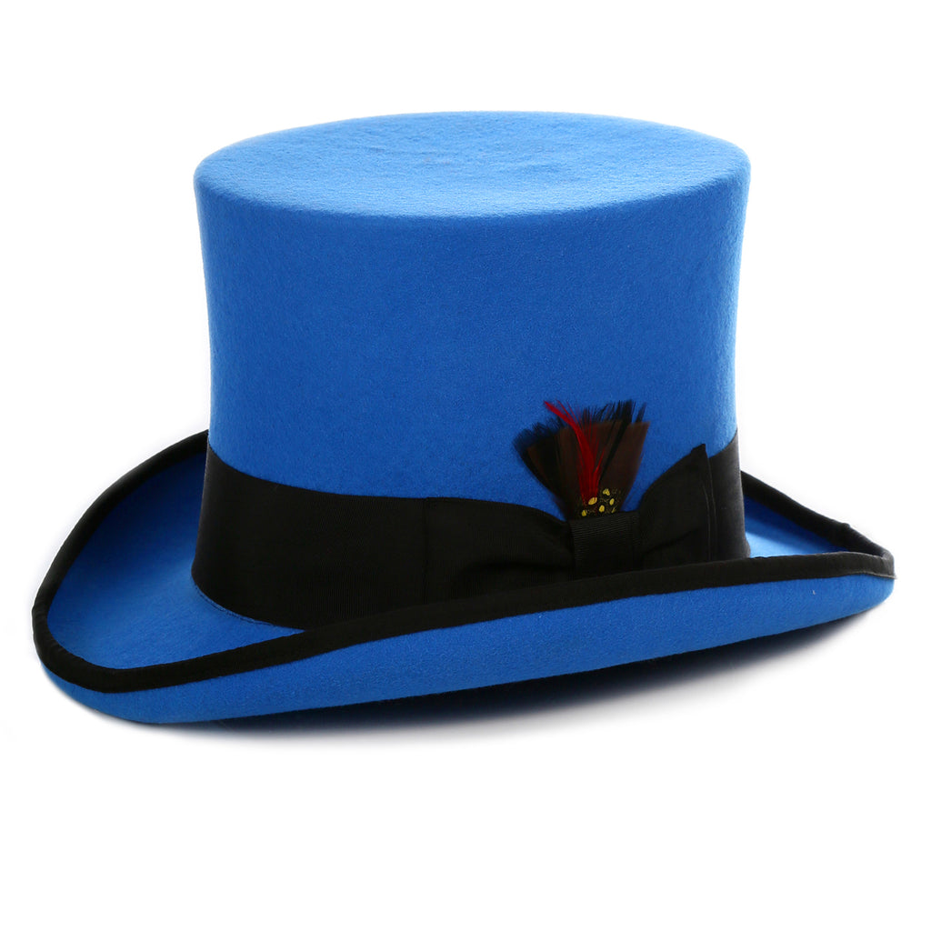 Blue Top Hat Cheaper Than Retail Price Buy Clothing Accessories And Lifestyle Products For Women Men - roblox black banded orange top hat