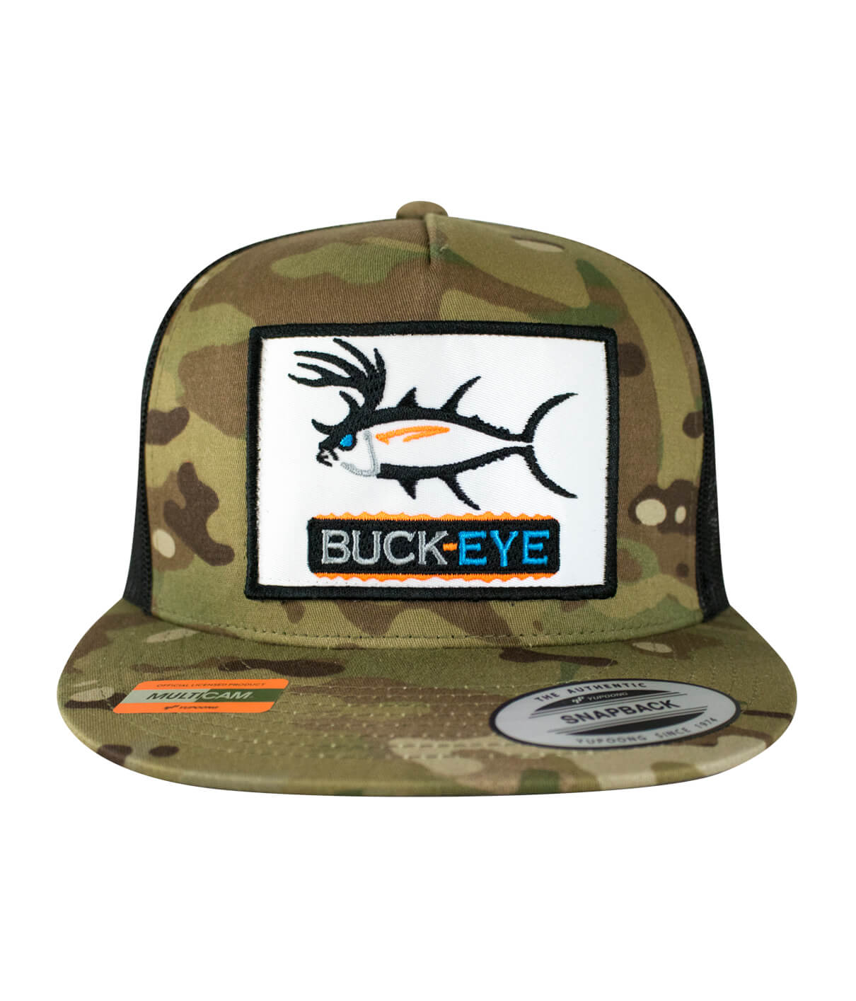 Buck-Eye Camouflage Snapback Trucker Hats | NICERIDE