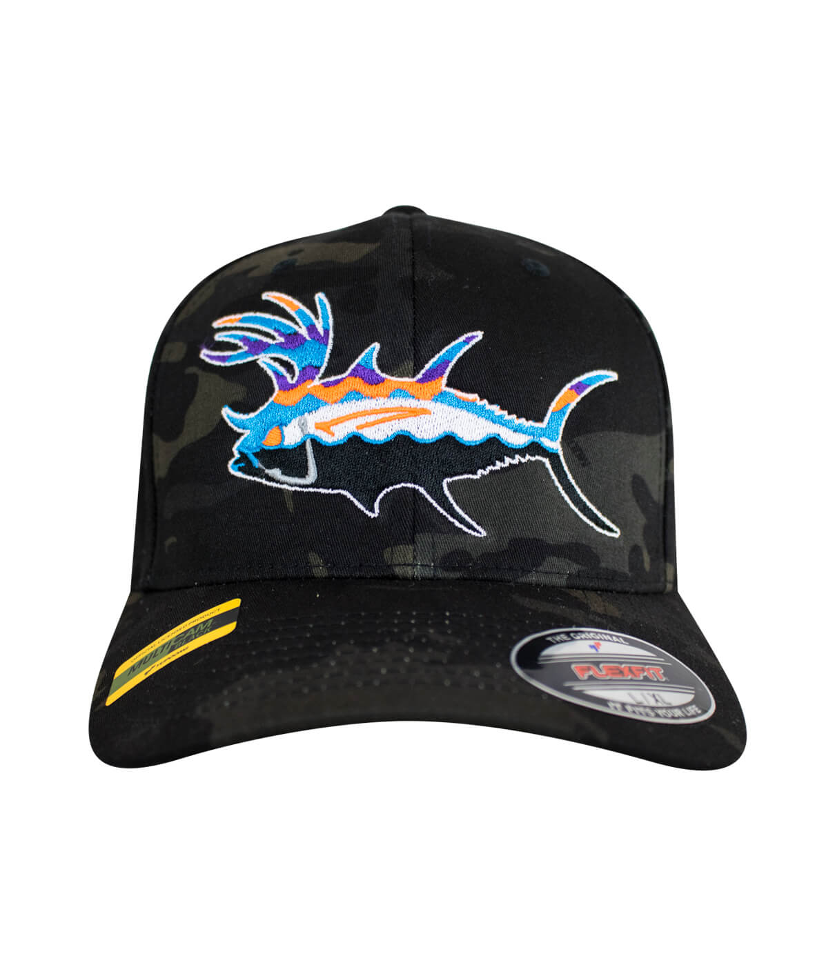 Perch Applique M90 Camo Flexfit - Skillfish cap