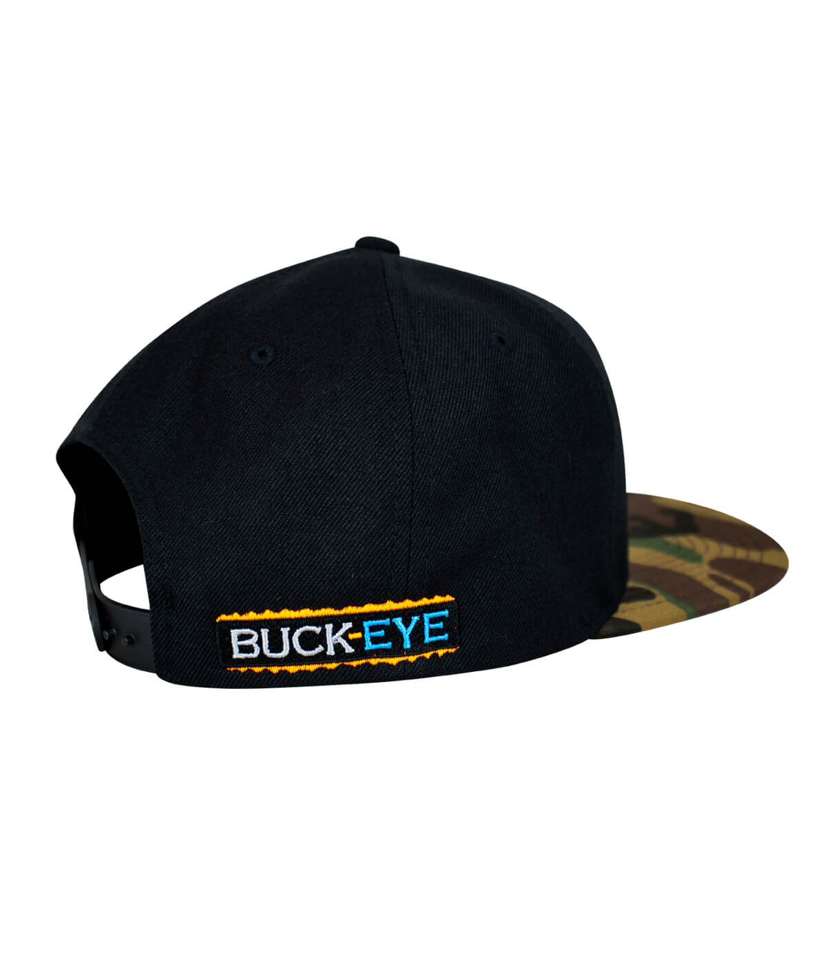 NICERIDE Buck- Eye On The Water unisex Snapback Trucker Hat, adult Unisex, Size: Adjustable, Black