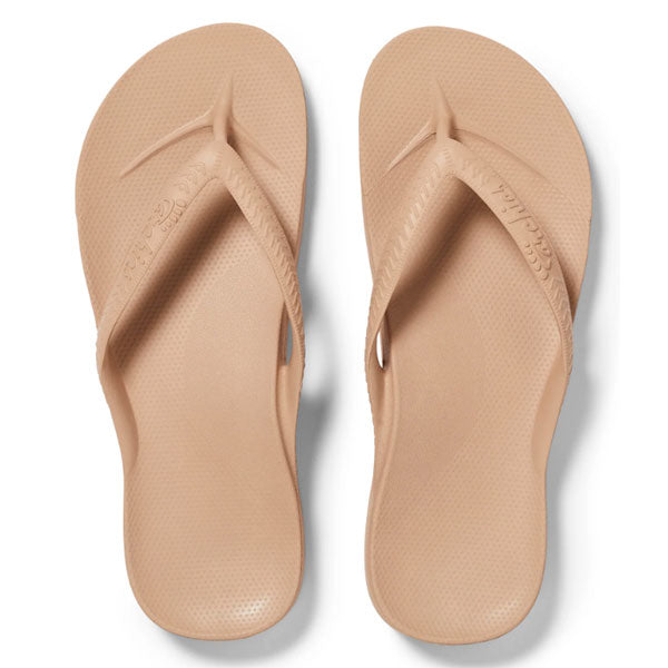 Archies Arch Support Thongs Taupe