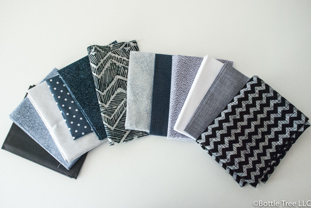 Color Confidence for Quilters: Monochromatic Fabric Bundles