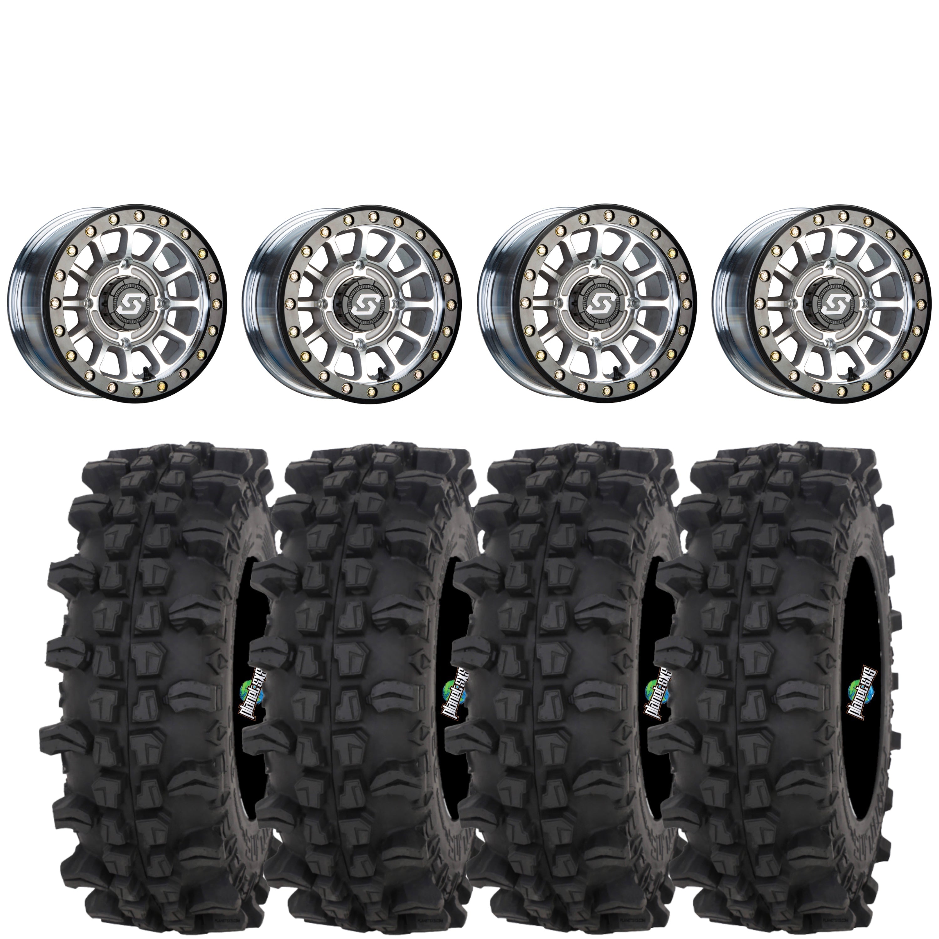 Sedona Sano beadlock machined on Frontline ACP | 4/156 4+3 (+10mm)