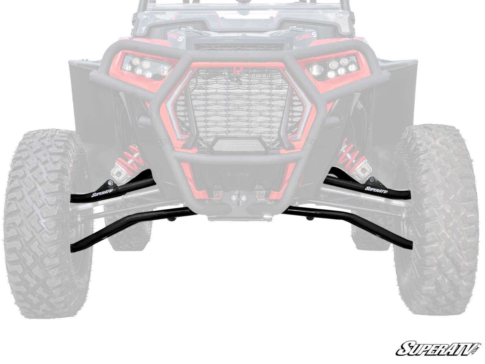 Super ATV POLARIS RZR XP TURBO S HIGH CLEARANCE FRONT A-ARMS