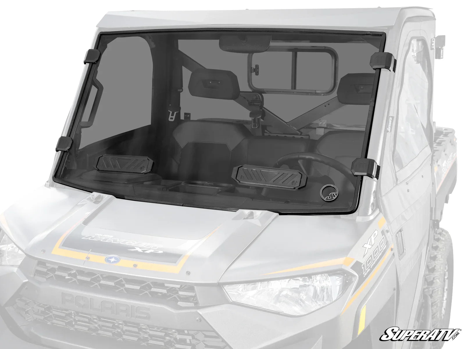 Super ATV POLARIS RANGER XP 1000 SCRATCH-RESISTANT VENTED FULL WINDSHIELD