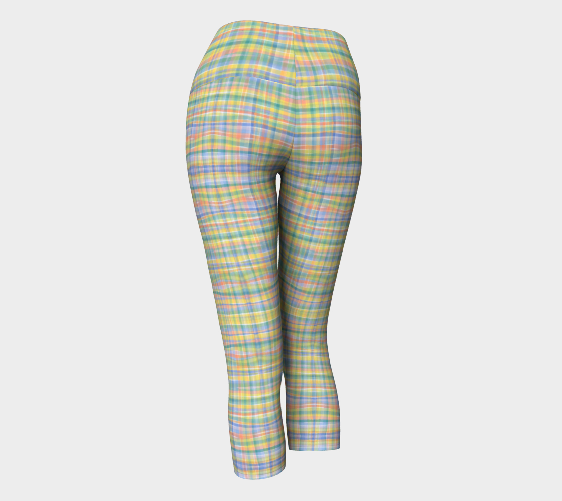 plaid yoga pants