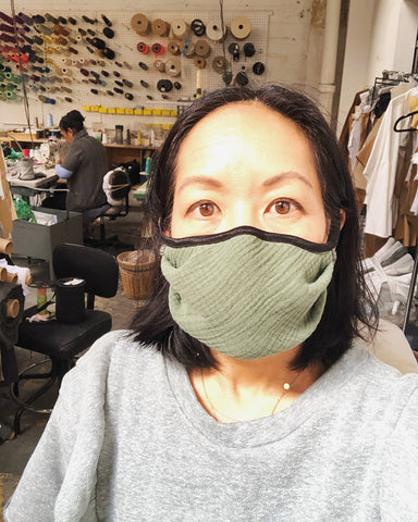 Staci Woo face mask selfie design studio