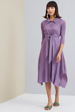 Trista Shirt Dress - Lavender