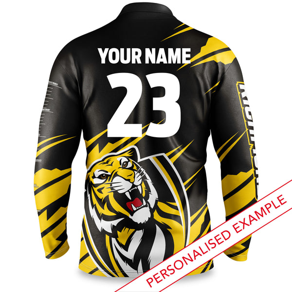 AFL Richmond Tigers 'Ignition' Fishing Shirt - Youth