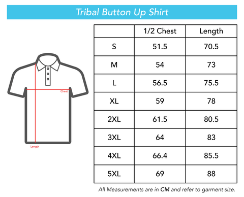 NRL Warriors Tribal Button Up Shirt – Ashtabula NZ