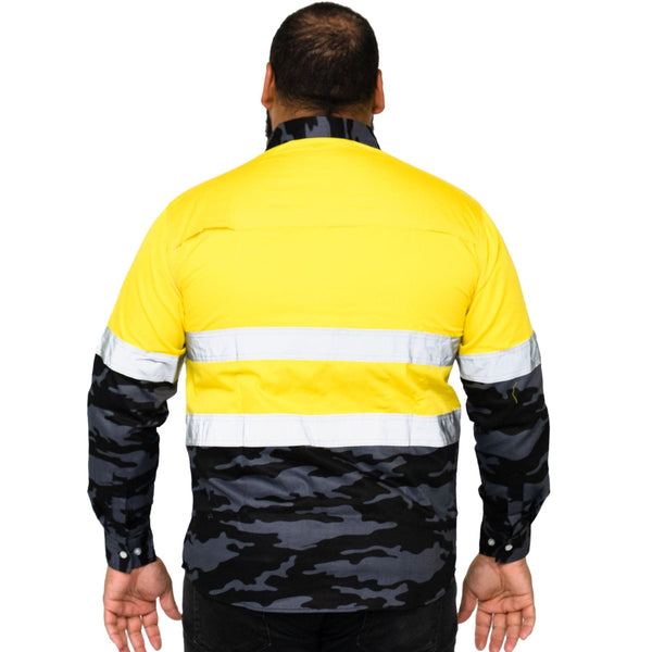 NRL Storm 'Camo' Hi-Vis Work Shirt
