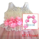 flower 3D lace ribbon 