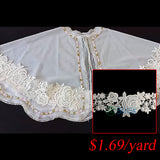 lace ribbon white 