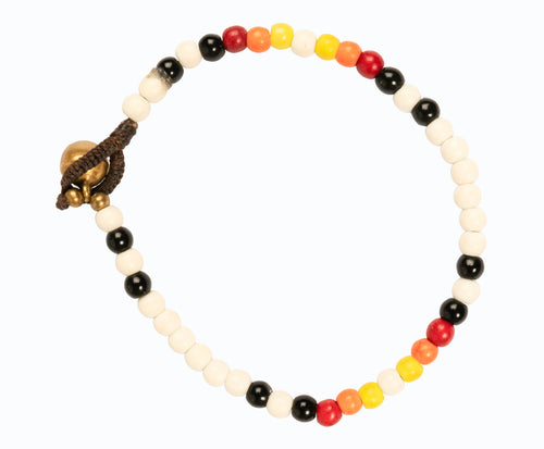 CCcollections Bohemian Bead Bracelet with Bell Fastening Multiple Variations Including Real Pearls