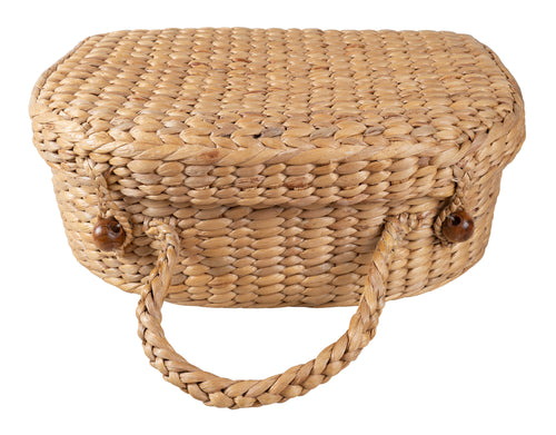 Natural Storage Boxes/Basket Water Hyacinth Many Sizes Eco-Friendly