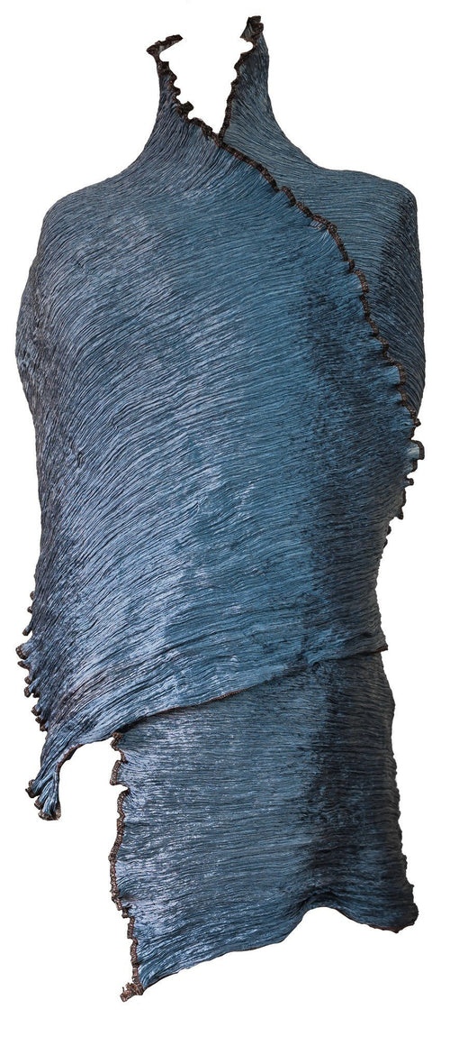 Indulge in Luxury with Our Pure Silk Large Pleated Shawl/ stole in Stunning Colors