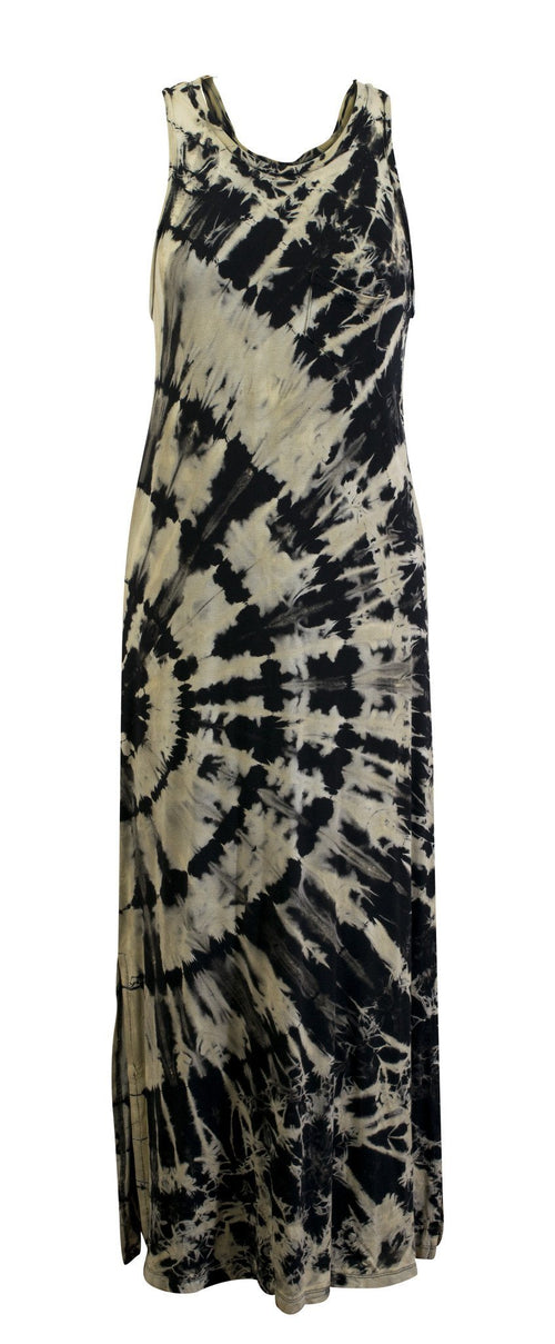 Tie Dye Tank Top Maxi Dress Halter