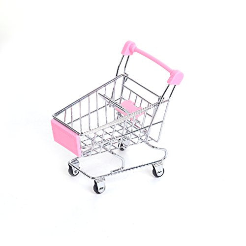 pink toy shopping cart