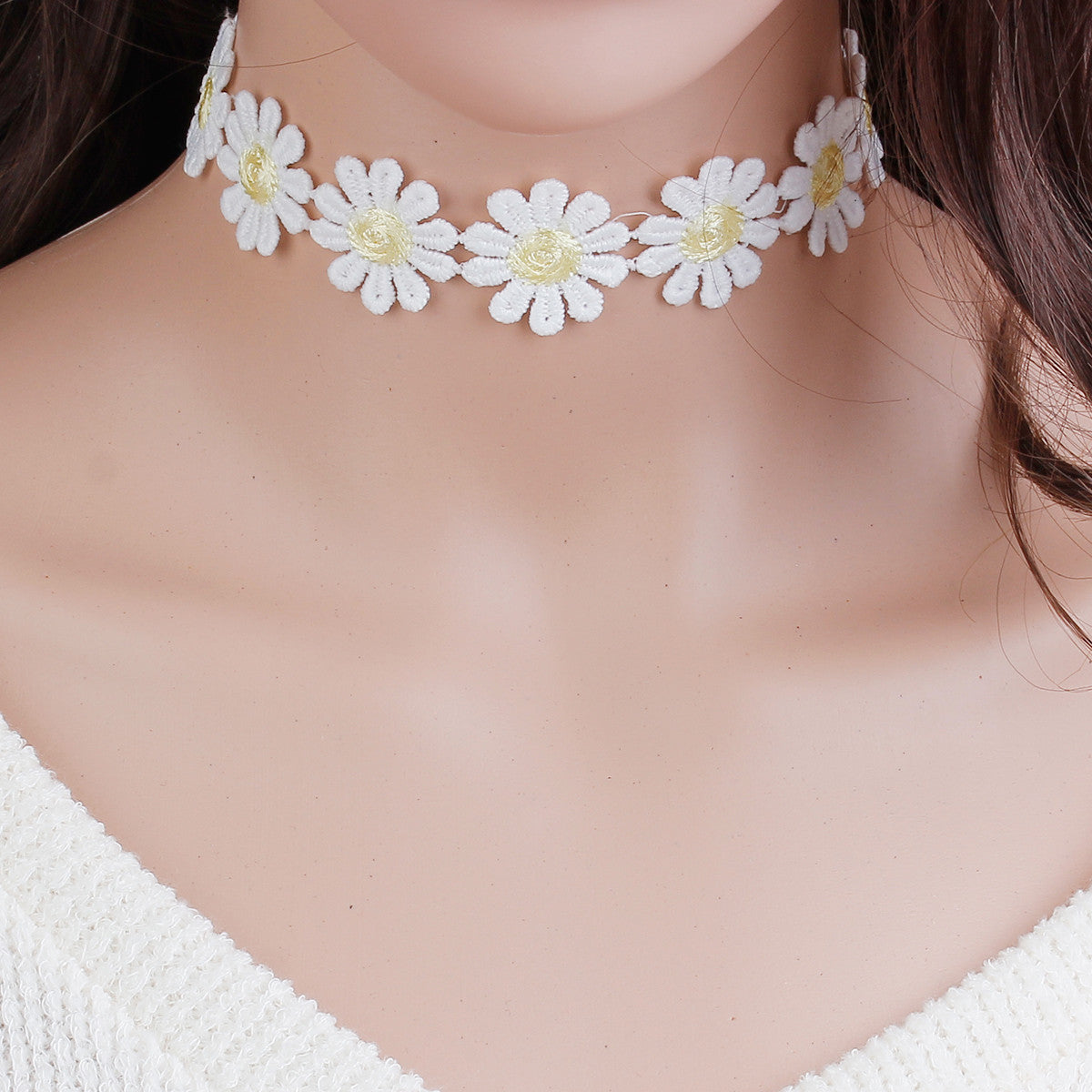 tie choker necklace