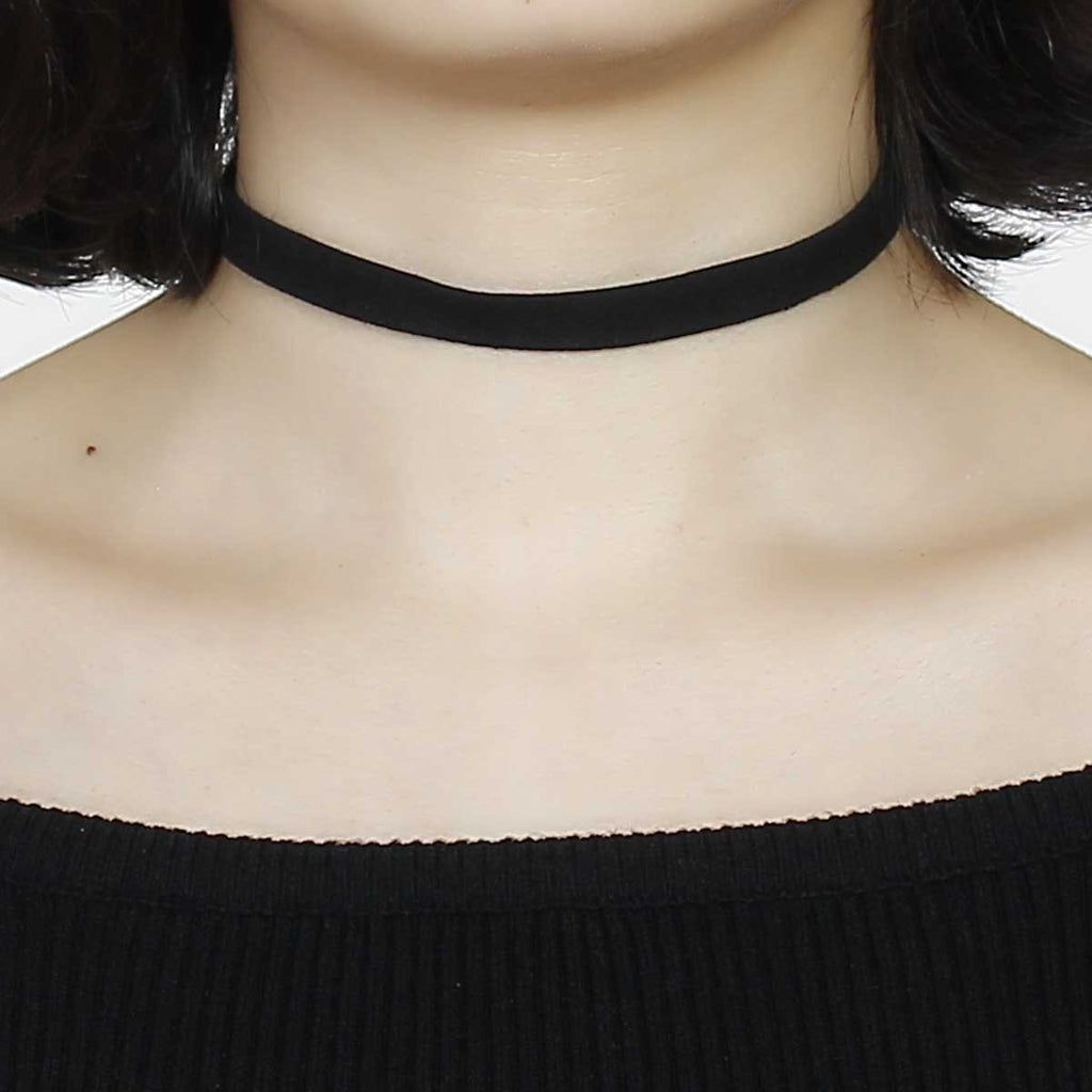 black choker necklace