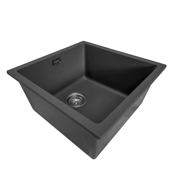 Sink Units - Mercer Aurora Bowl & 1/2 LH Sink Insert Gunmetal