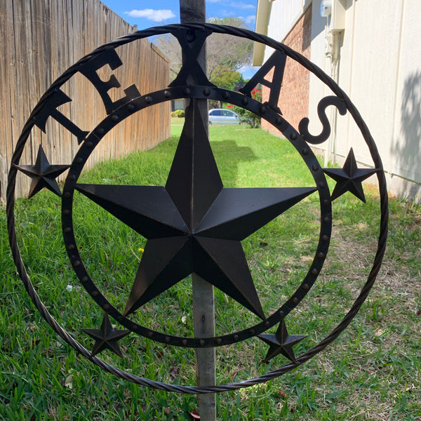 texas metal star wall