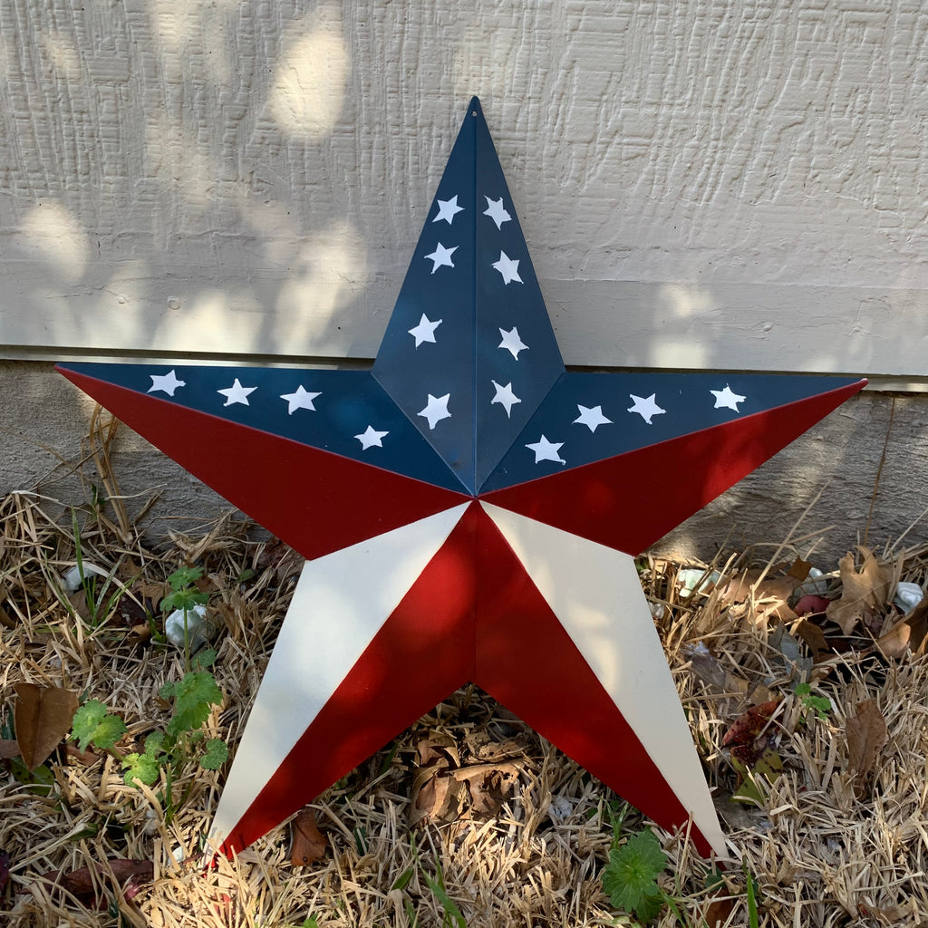 american flag outdoor decor