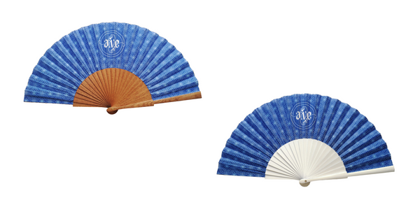 Painted or Natural Wood sticks examples when choosing custom wedding Khu Khu fans