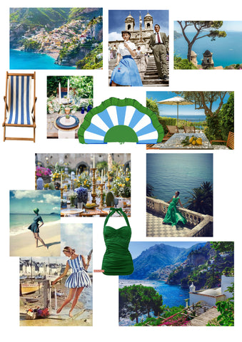 Khu Khu Amalfi Blue Mood Board