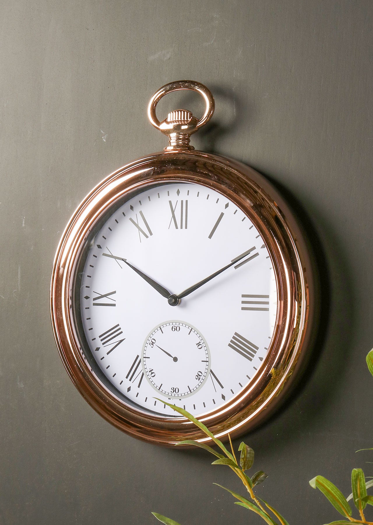 pocket watch wall clock