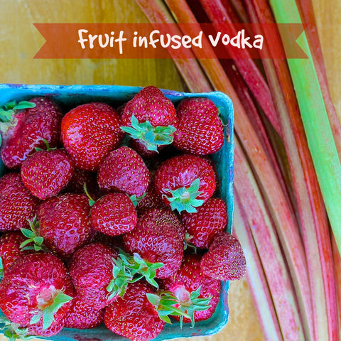 Perserve fresh, seasonal fruits in vodka for delightful sipping.