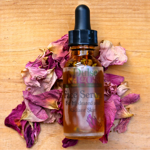 Handcrafted, Natural Face Serum for Glowing, Hydrated Skin – Dulse & Rugosa