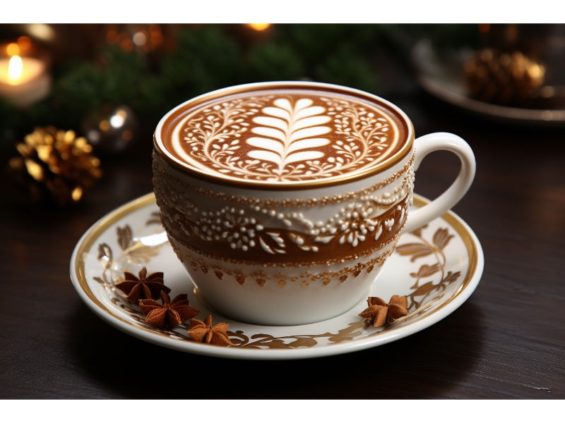 Coffee in fashion latte art