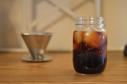 iced pour over coffee