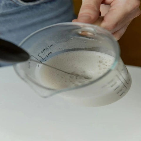 ingredients to make Starbucks foam