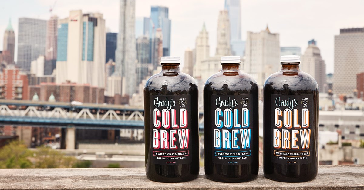 Grady's Cold Brew Coffee: All Natural New Orleans–Style Coffee