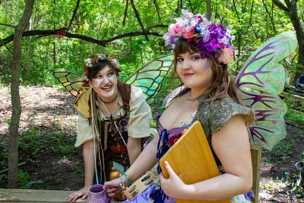 women in fairy costume