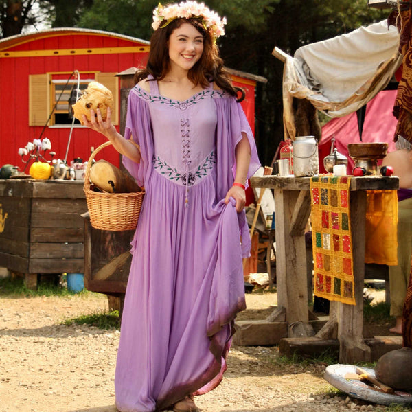 Smiling women at a Renaissance Fair